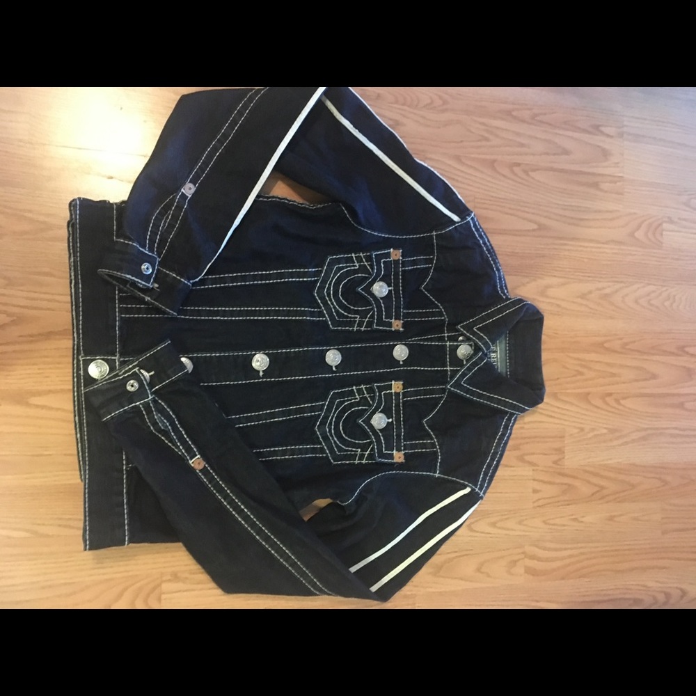 True Religion jean jacket !!!